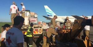 Task Force Operação Embondeiro, chegada à Beira, 25.03